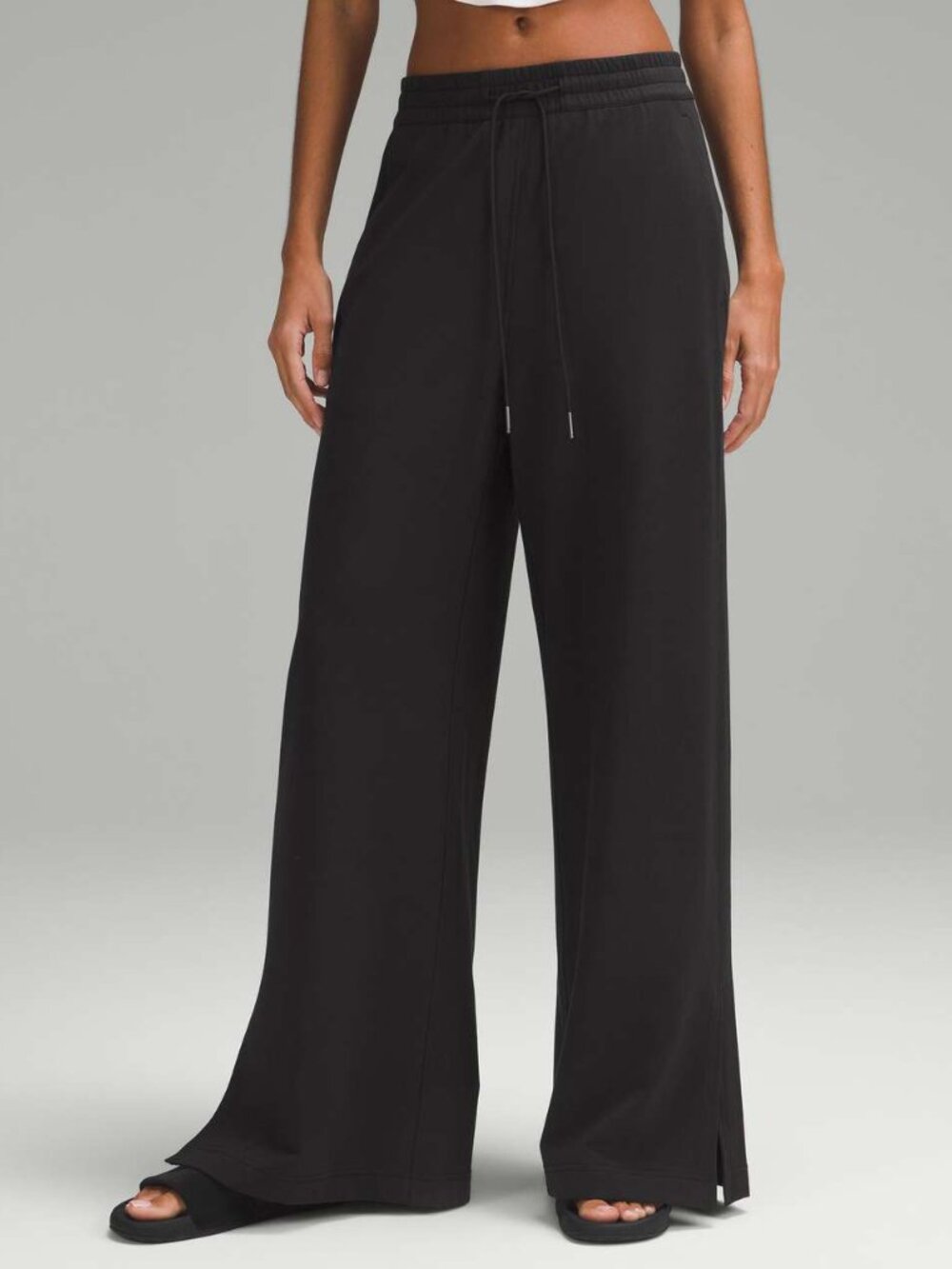French Terry High-Rise Pant Full Length